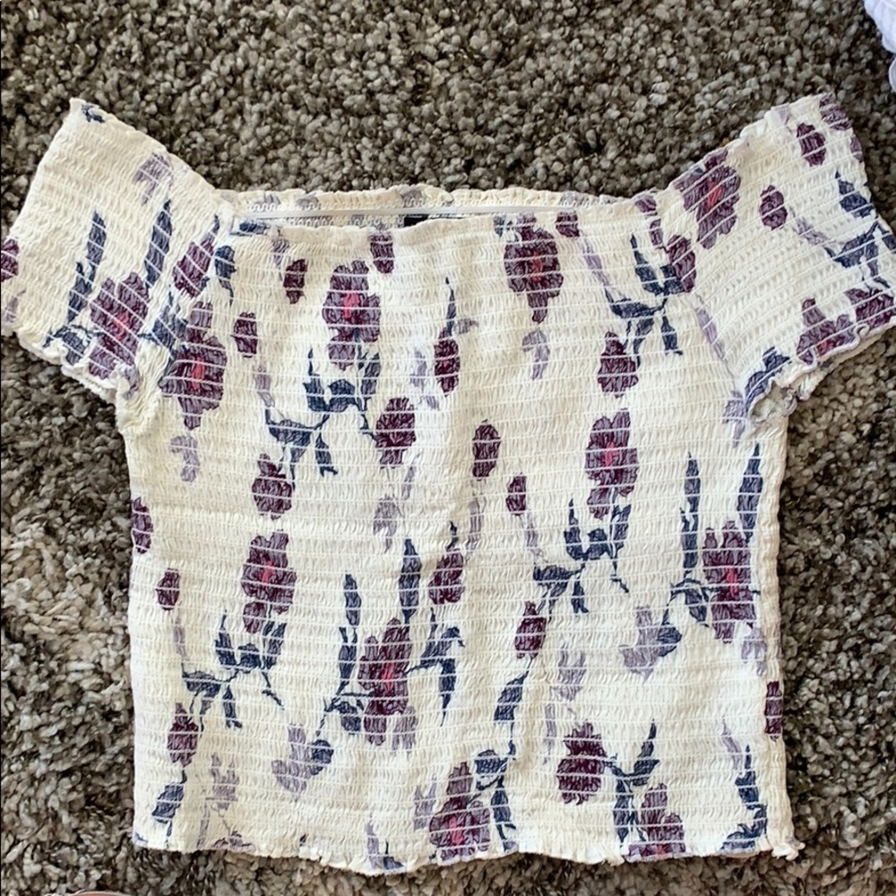 Kendall and Kylie floral shirt